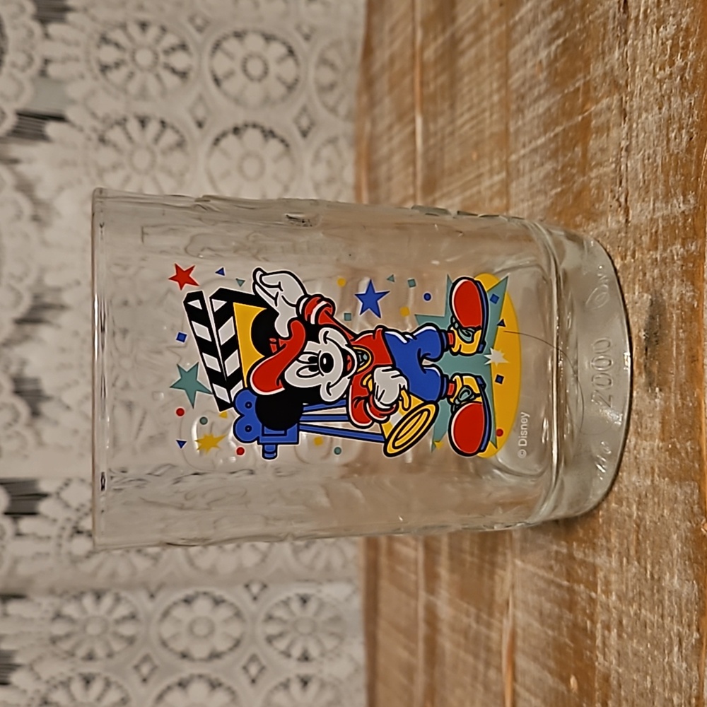 NOS | Vintage | McDonalds × Disney 2000 Y2K Disney World Studios Mickey Glass